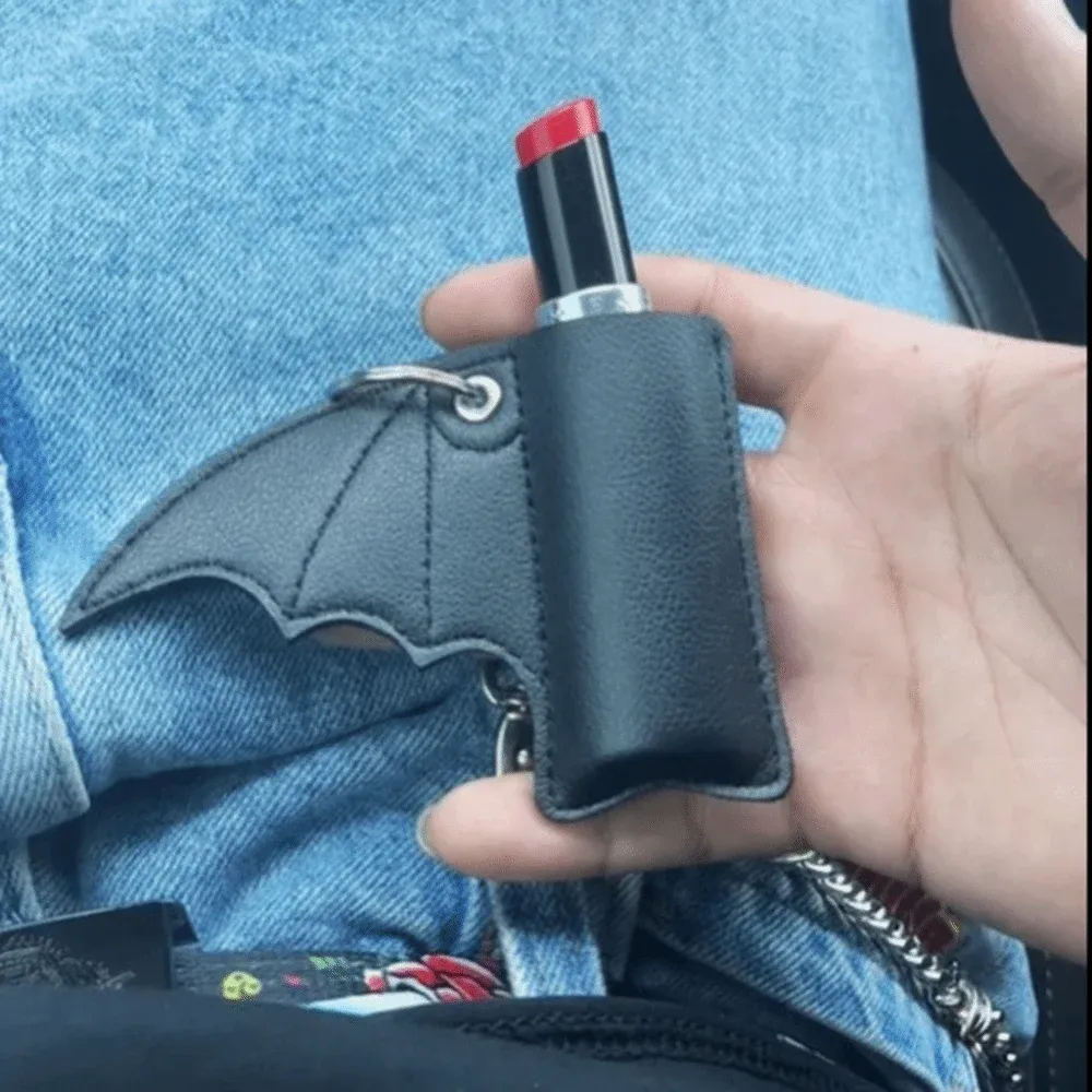 Etui Gothique Chauve Souris – Porte Rouge a Levres