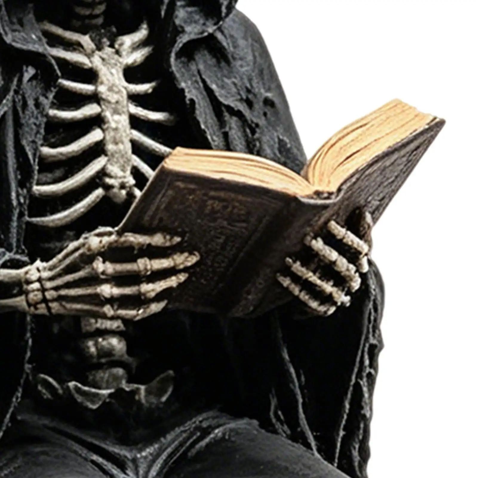 Figurine Gothique en Robe – Silhouette Sombre pour Étagère – Image 5