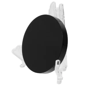 Miroir Rond Noir Inspiration Obsidienne