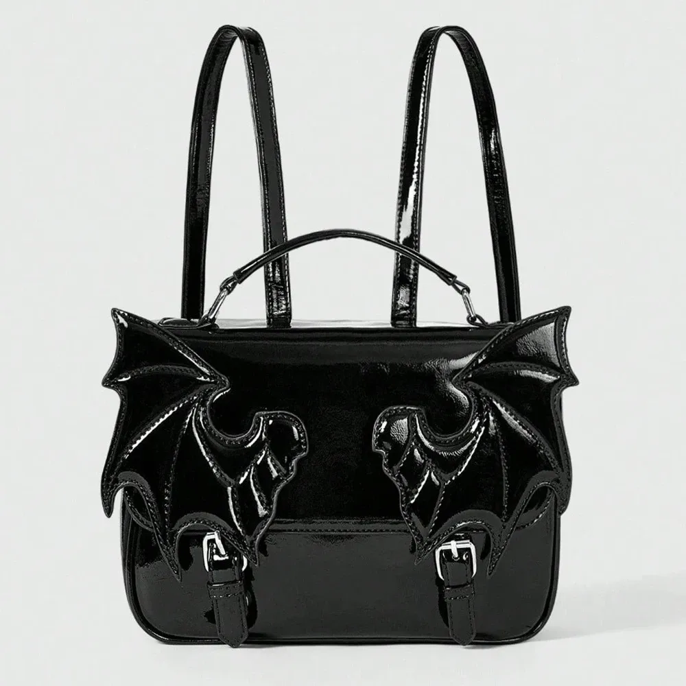 Sac a Dos Gothique Chauve Souris – Ailes en Similicuir Noir