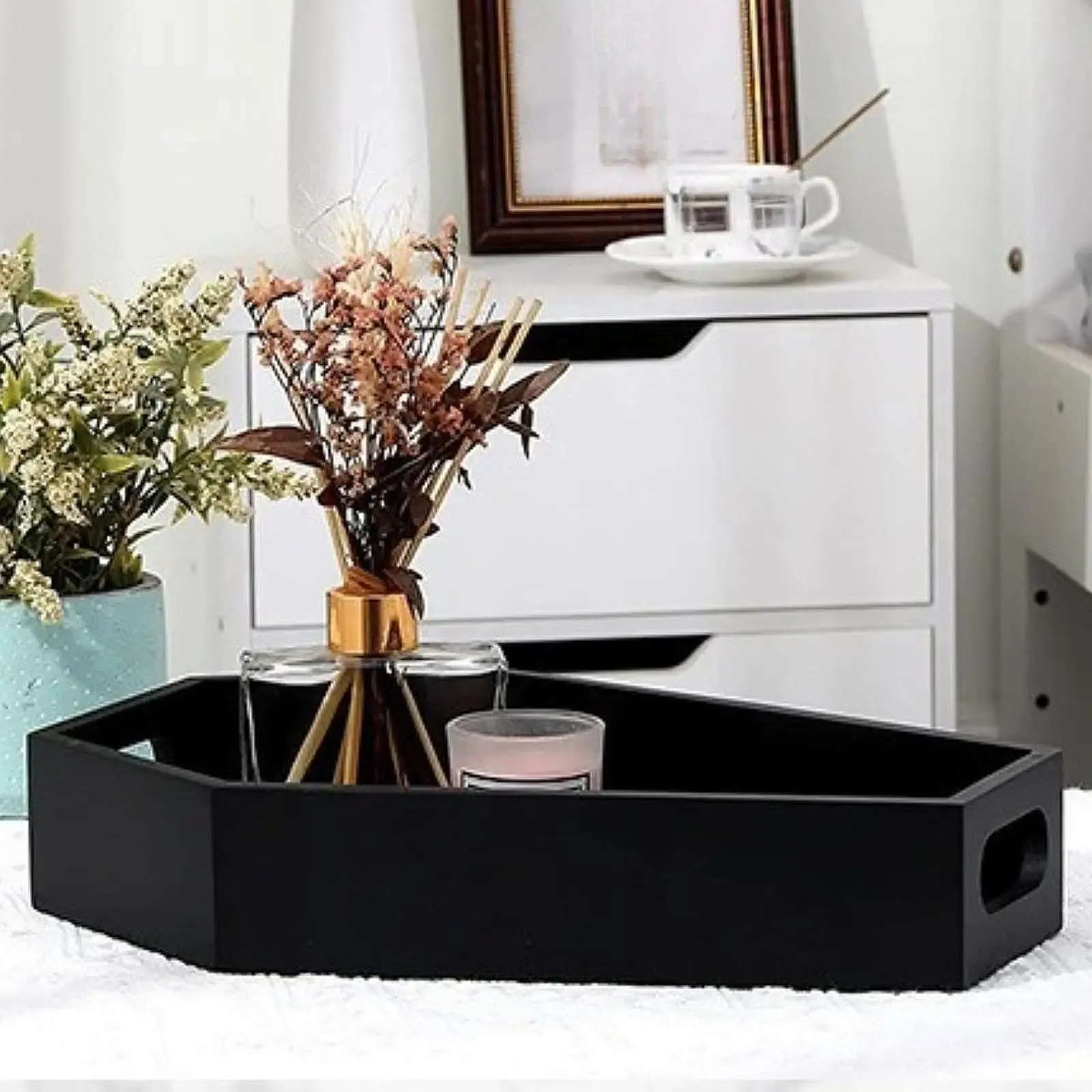 Plateau Gothique Cercueil – Décoration Noire pour Intérieur