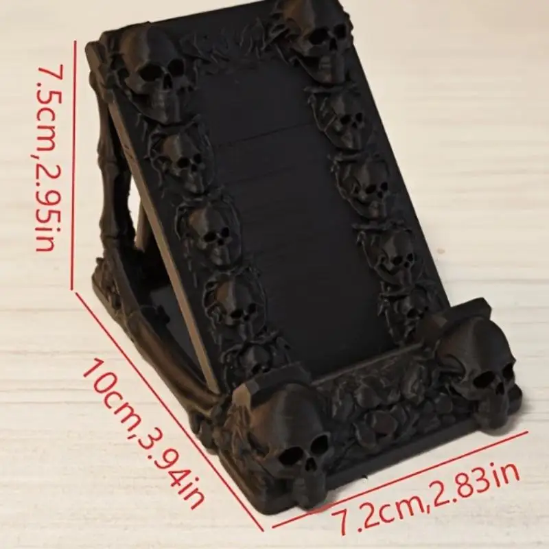 Support de Téléphone Gothique Crânes – Bureau Sombre – Image 7