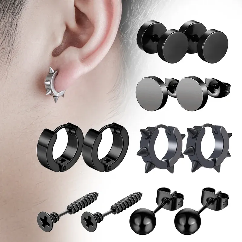 Pack 6 Boucles Black Mix