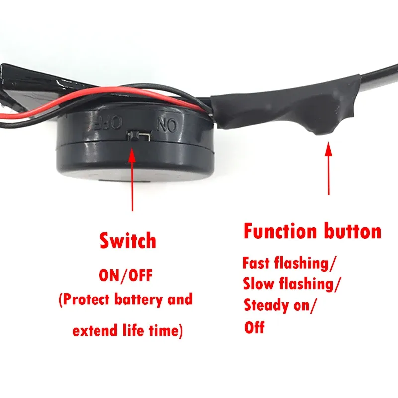 Lunettes LED Cyberpunk – Visière Lumineuse Multicolore – Image 2