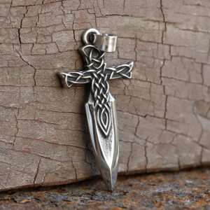 Pendentif Viking Lame Celtique avec Chaîne B – Acier 316L