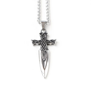 Pendentif Viking Lame Celtique avec Chaîne A – Acier 316L