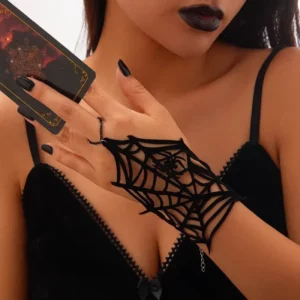 Bracelet Web Spike Noir