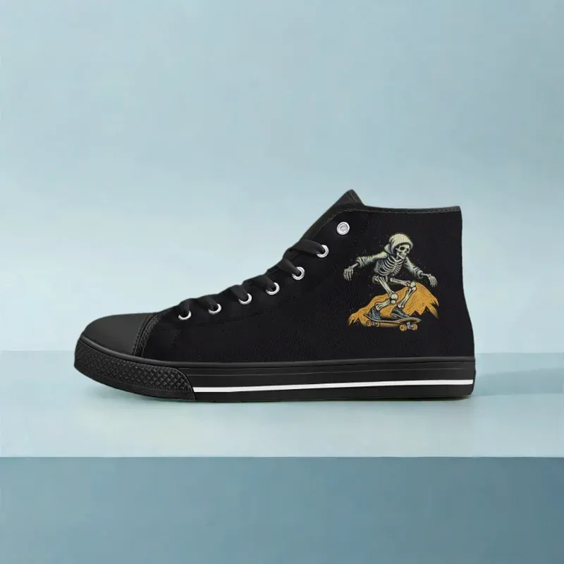 High Top Skull Skate Black