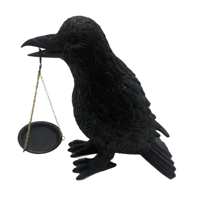 Porte-Bougie Raven Noir