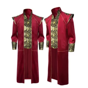 Manteau Crimson Damask