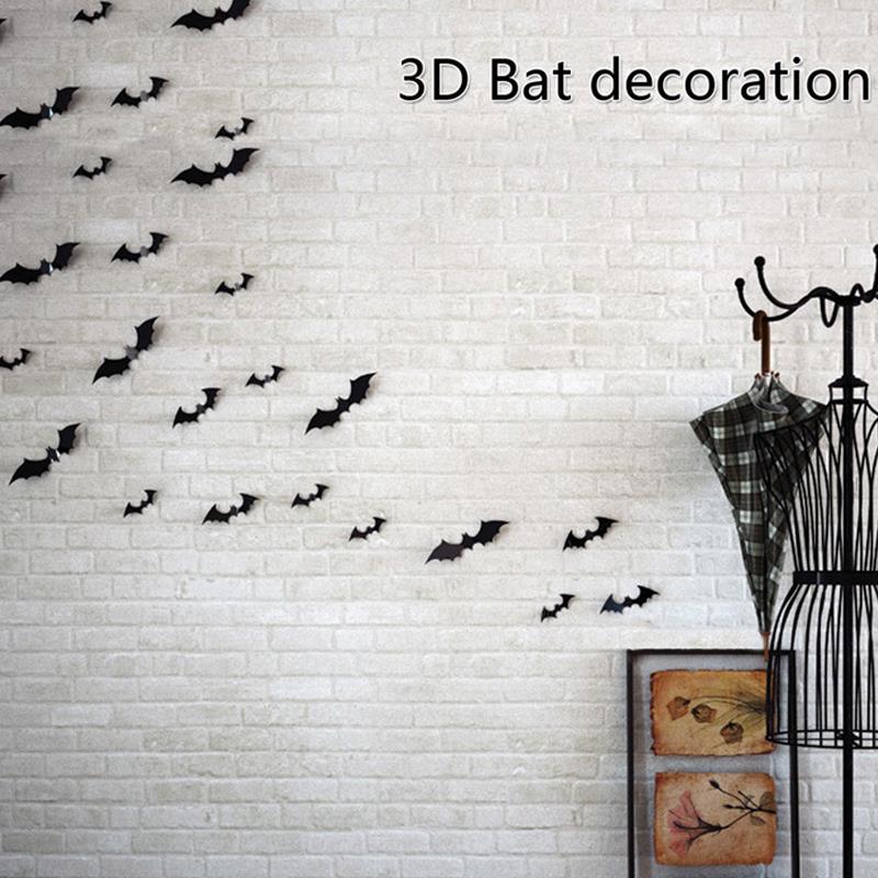 Stickers Muraux Chauve-Souris 3D Noirs – Lot de 12 – Image 2