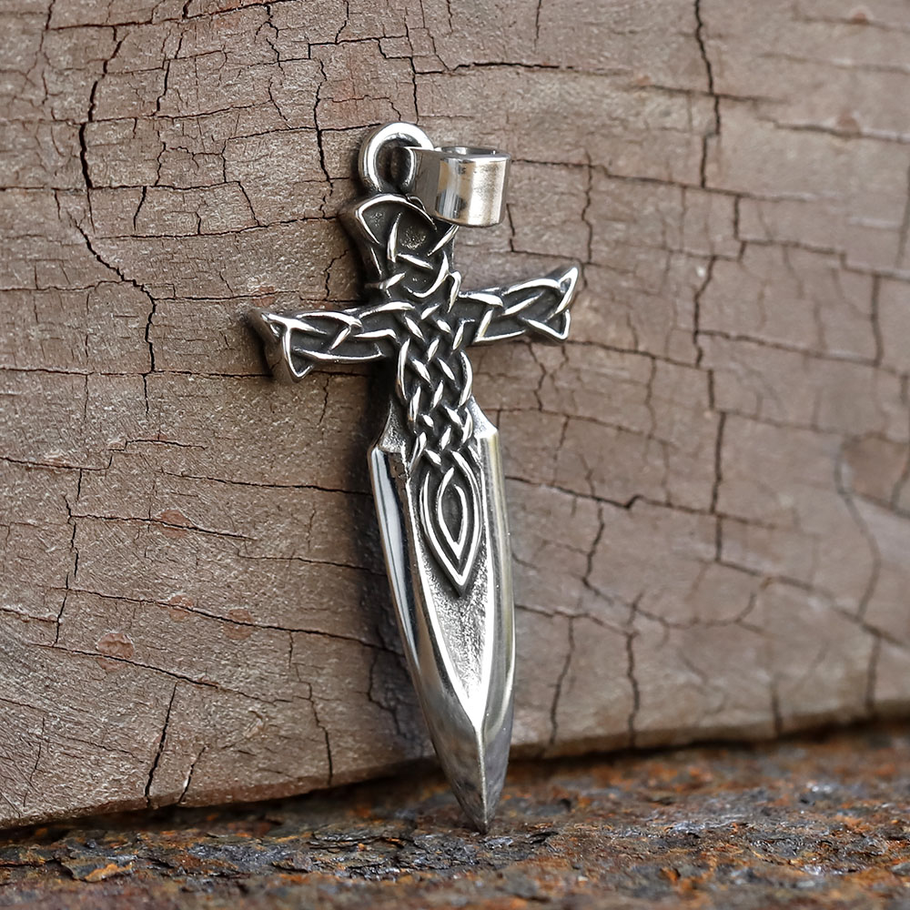 Collier Épée Celtique Viking – Chaîne à Maillons