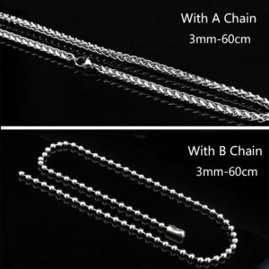Collier Épée Celtique Viking – Chaîne Tressée