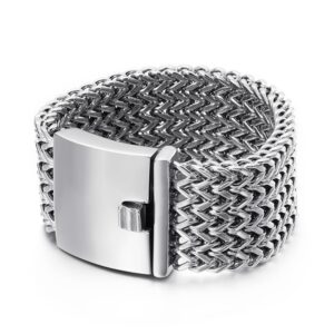 Bracelet Chaîne Punk 316L – Argenté