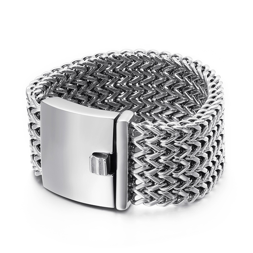Bracelet Chaîne Punk 316L – Argenté