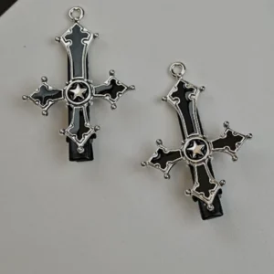 Barrettes Cross Edge