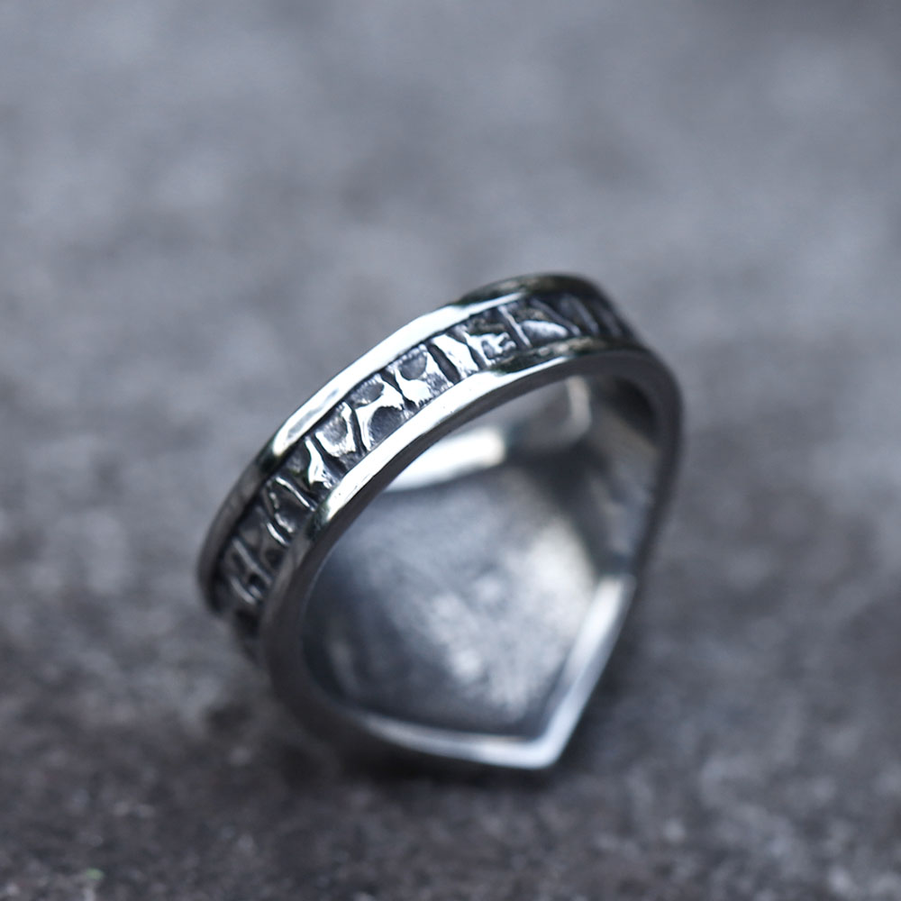 Bague Viking Valknut – Acier Inoxydable 316L – Image 3
